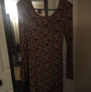 Long sleeved floral dress,gently used
